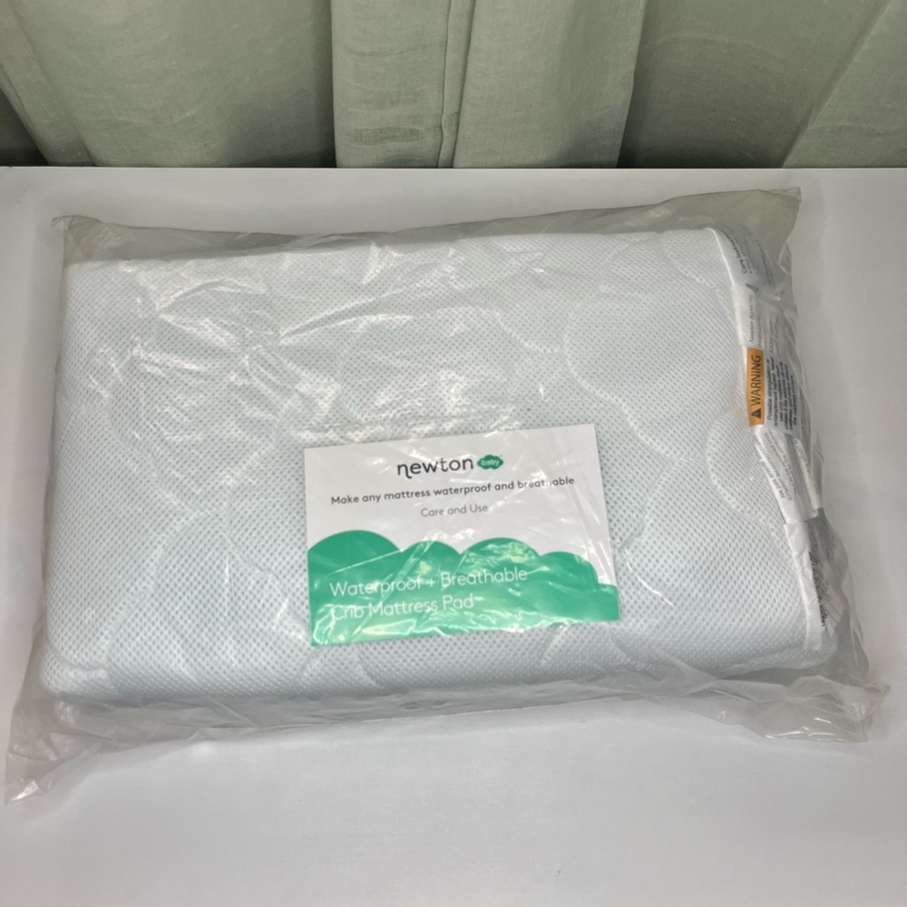 Newton Waterproof Crib Mattress Pad Breathable Protector - NEW - Picture 2 of 7